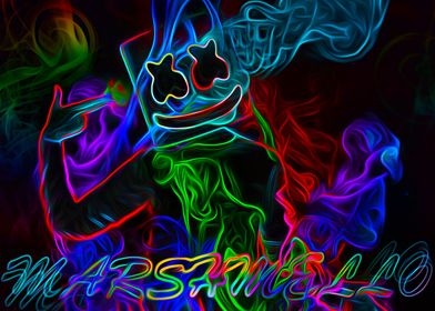 Marshmello colorful 