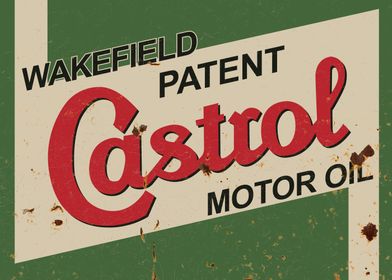 Castrol Motor Oil Sign 1