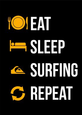 eat sleep surfing repeat