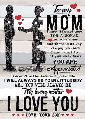 To My Mom Son To Mom