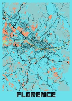 Florence Gloria City Map