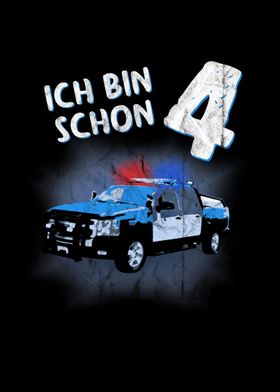 4 Jahre Geburtstag Polizei