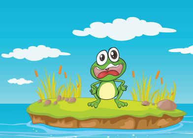 Frog cartoon