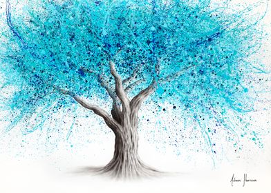 Blue Blossom Tree 