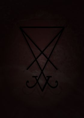 Sigil of Lucifer' Poster by HalfCat | Displate