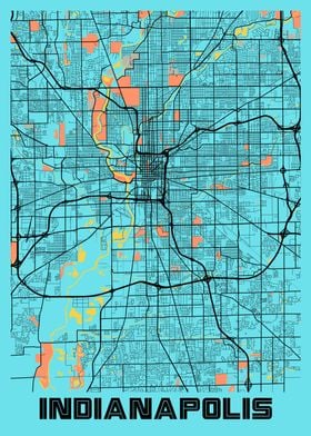 Indianapolis Gloria Map