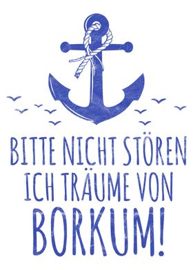 Borkum Nordsee Spruch