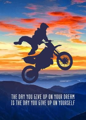 Dirt Bike Rider Wall Decor