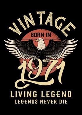 Vintage 1971 Born