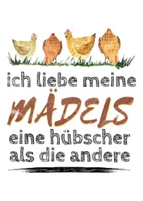 Huhn Huehner Bauern Witz Poster By Dvdesign Displate