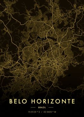 Belo Horizonte City Map