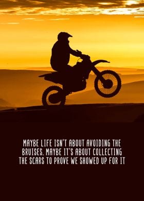 Dirt Bike Rider Wall Decor