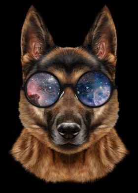 German Shepherd Dog Space