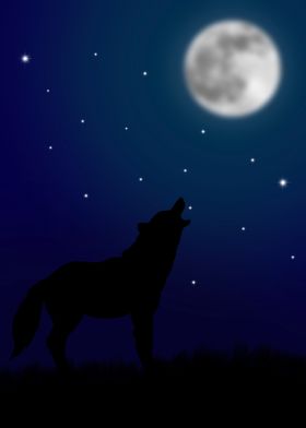 Wolf Silhouette