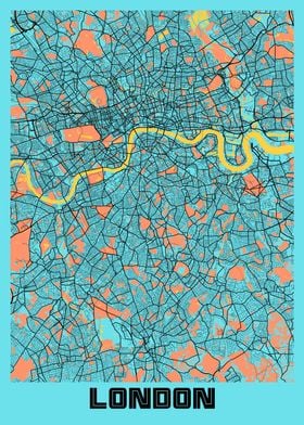 London Gloria City Map