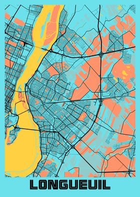 Longueuil Gloria City Map