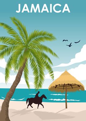 Jamaica Travel Poster