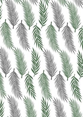 Jungle leaves pattern