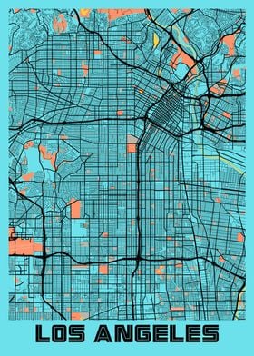 Los Angeles Gloria Map