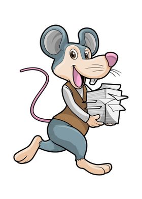 Mouse Secretary Paper