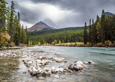 mountain run water