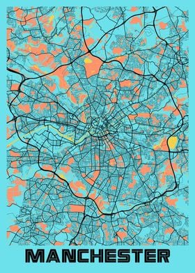 Manchester Gloria City Map