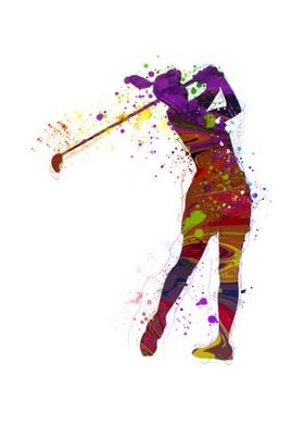 Female Golfer 