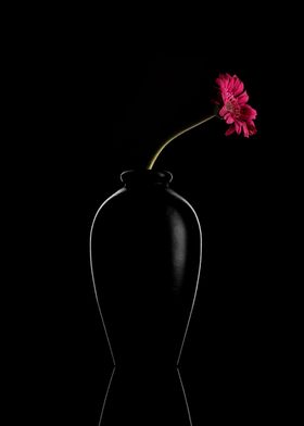 Abstract Black Vase