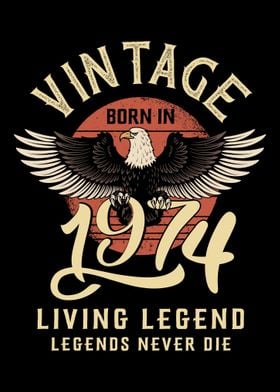 Vintage 1974 Born