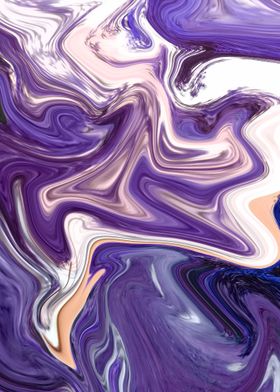 Lilac Abstract Liquify Art