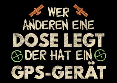 Motiv Geocache Spruch