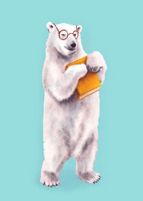  Polar Bear Book Lover