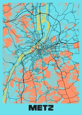 Metz Gloria City Map