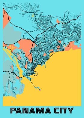 Panama City Gloria Map