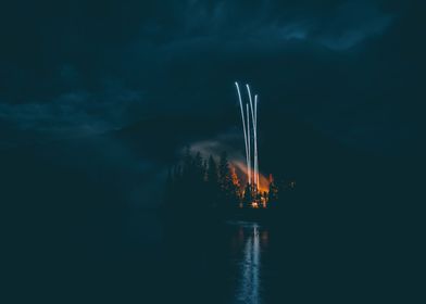 Banff Canada Day Fireworks