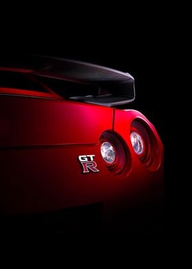 Red Nissan GTR