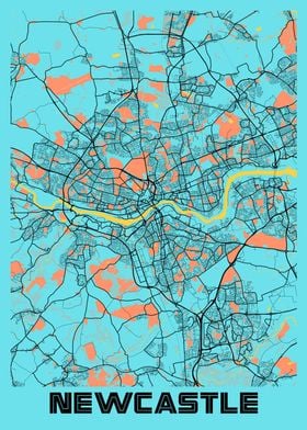 Newcastle Gloria City Map