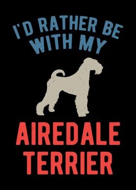 Funny Airedale Terrier