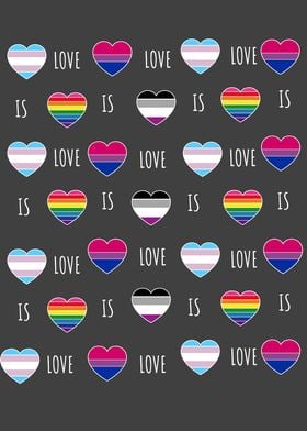 Love is Love flag LGBT Gay