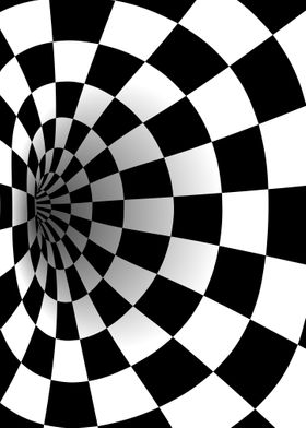 Optical Illusion Vortex 3D