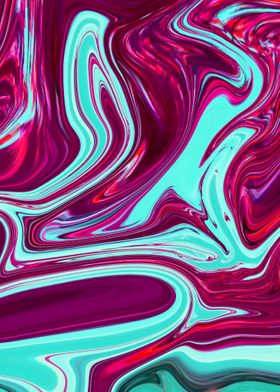 Magenta Abstract Art