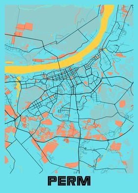 Perm Gloria City Map