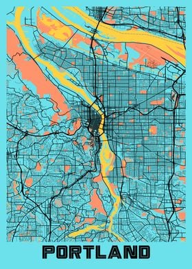 Portland Gloria City Map