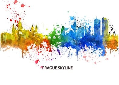 Prague Skyline 