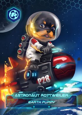 Astronaut Rottweiler