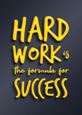 The Formula For Success