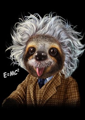 Professor Einstein Sloth