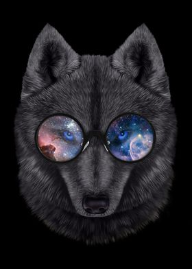 Wolf in Space Sunglass