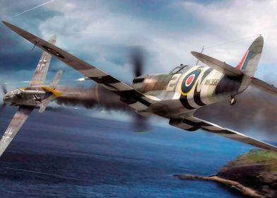 Spitfire vs Bf109