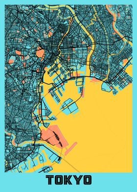 Tokyo Gloria City Map